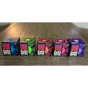 NeeDoh BUNDLE for CJGORE 2 - Fuzz Ball Flower Power 2 - shaggy glob 2 - eggs